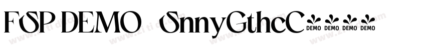 FSP DEMO   SnnyGthcC字体转换